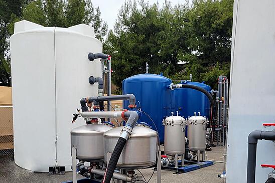 Industrial storm water treatment system