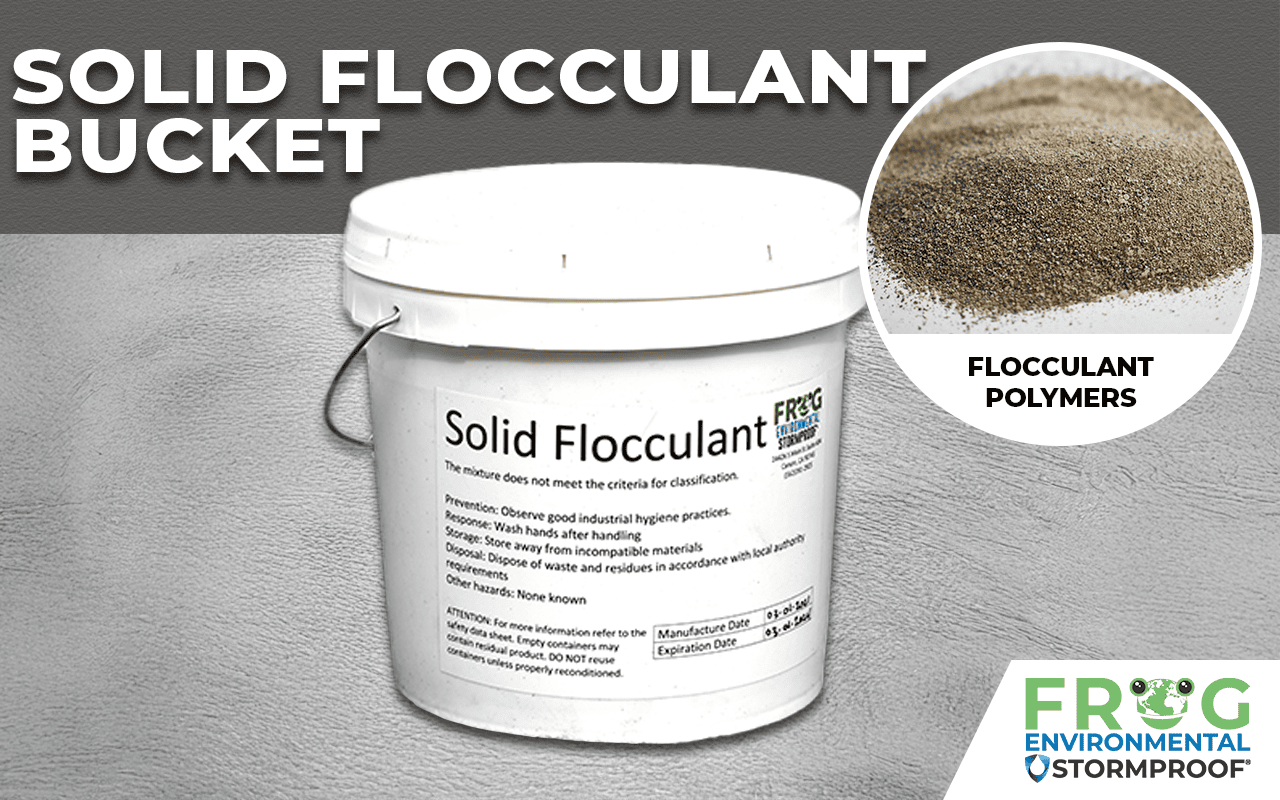 Solid Flocculant Bucket